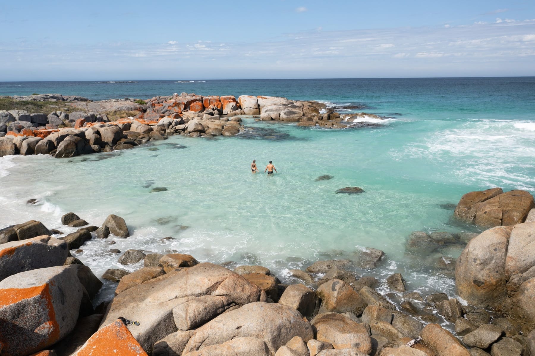 Bay of Fires freedom camping, TAS.
