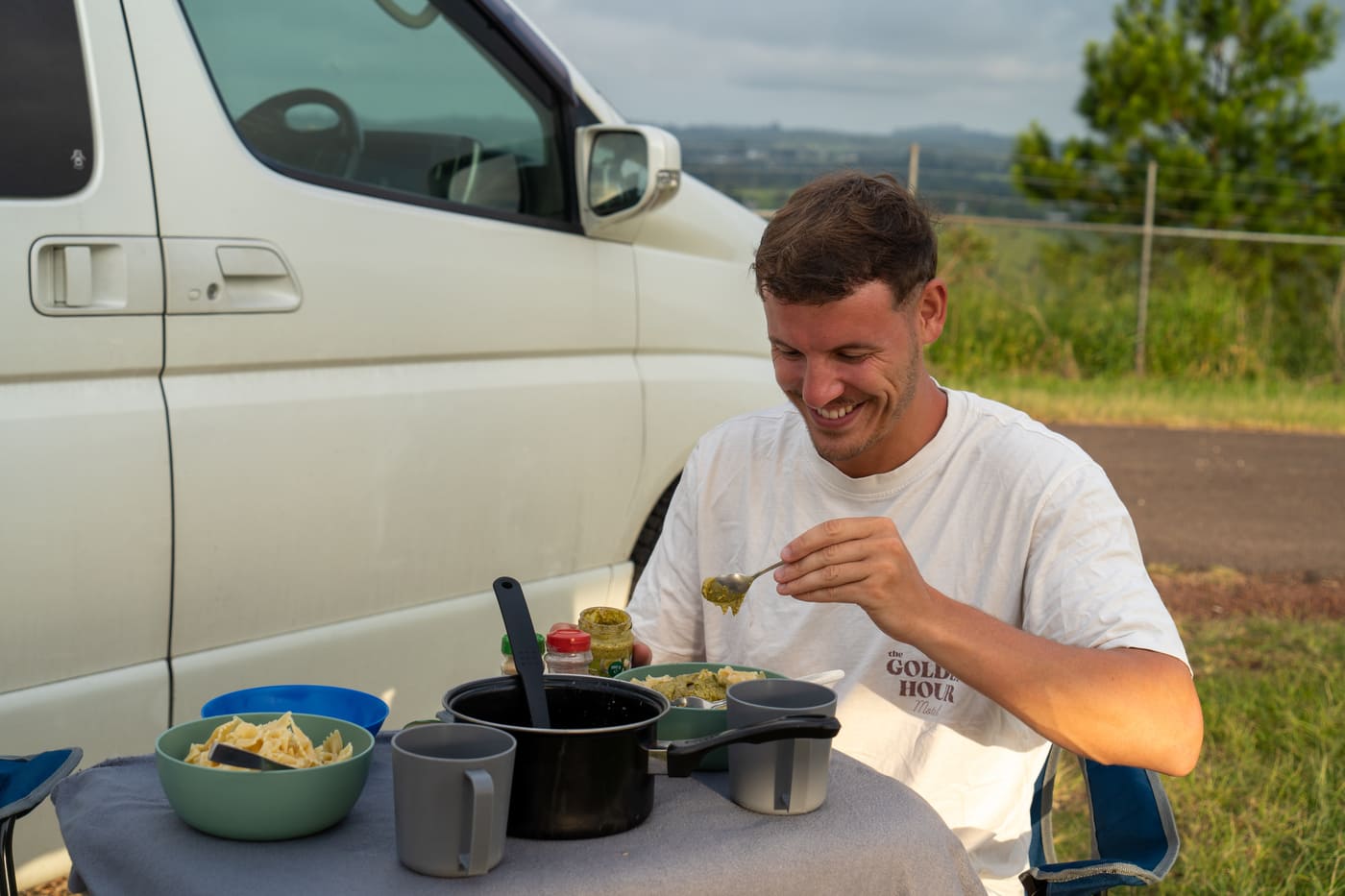 Camp cooking, QLD.