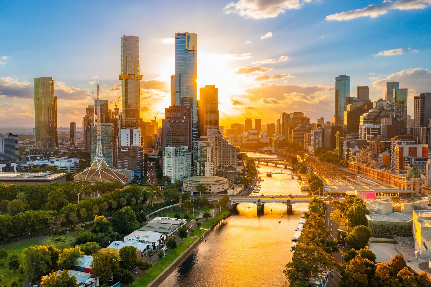 Melbourne city, VIC.