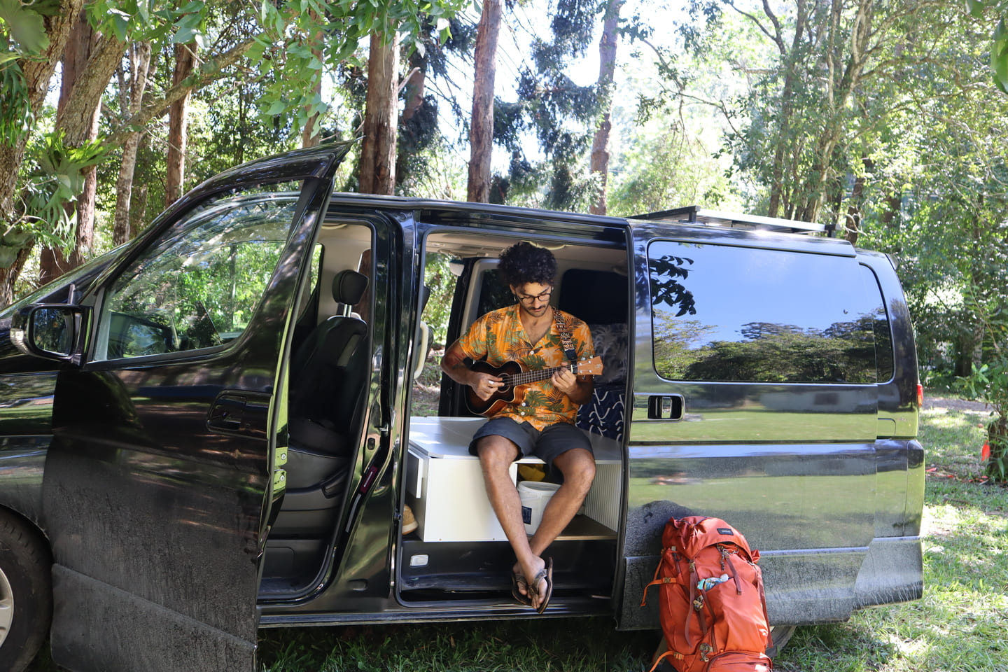 Johnny Feelgood camping, QLD.