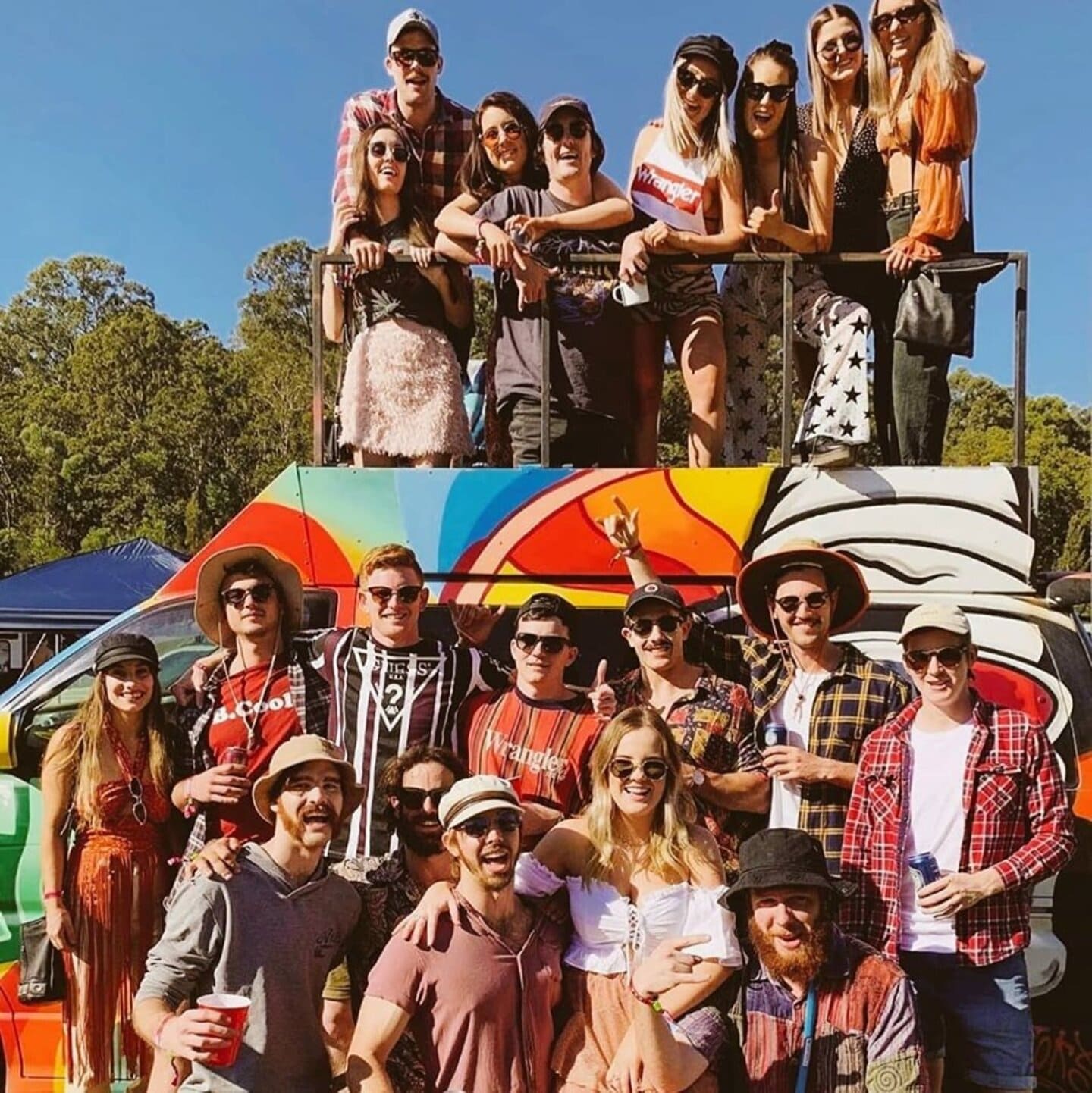 Wicked Campers festival vibes, QLD.