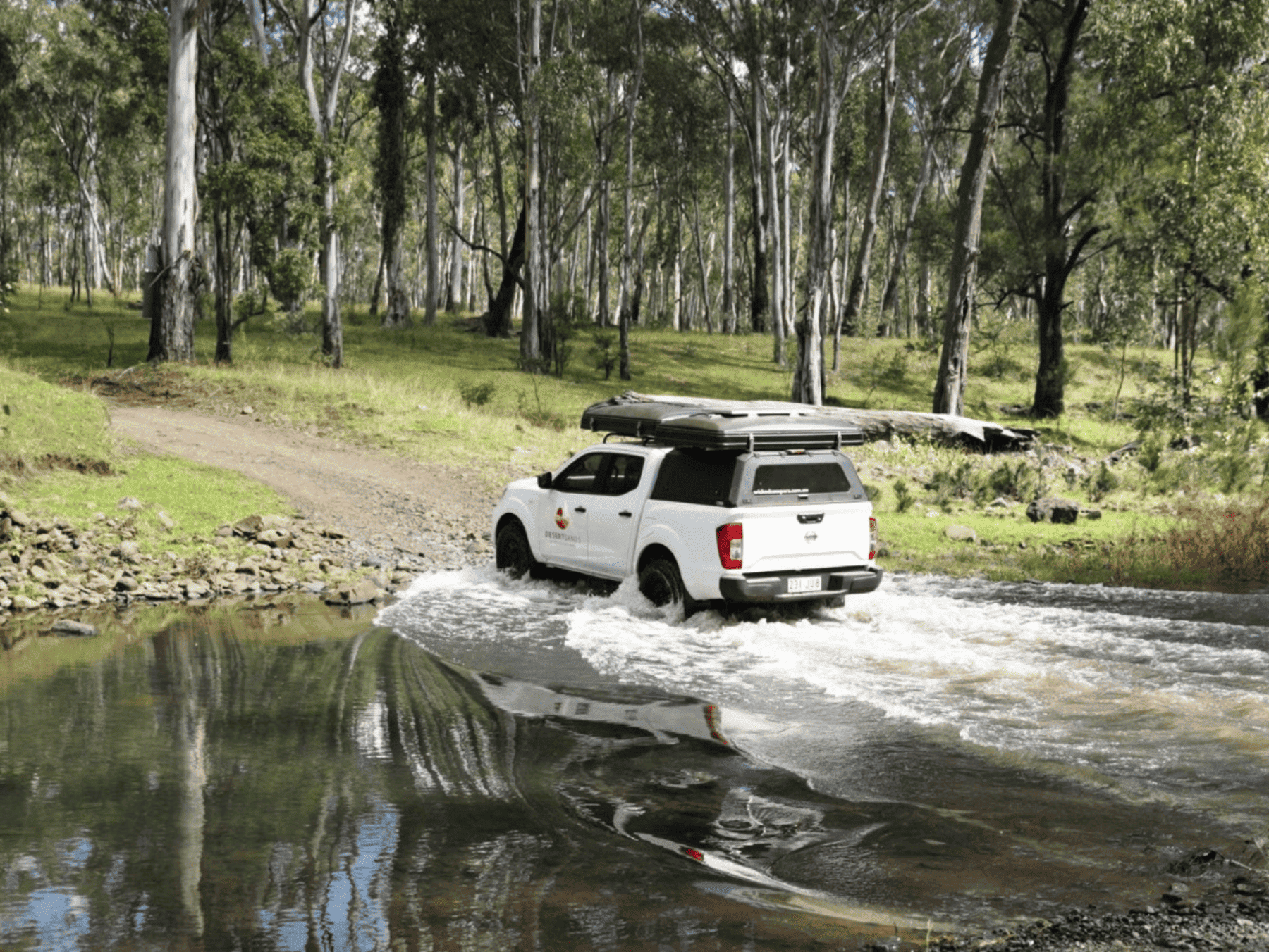 Desert Sands river crossing, QLD.
