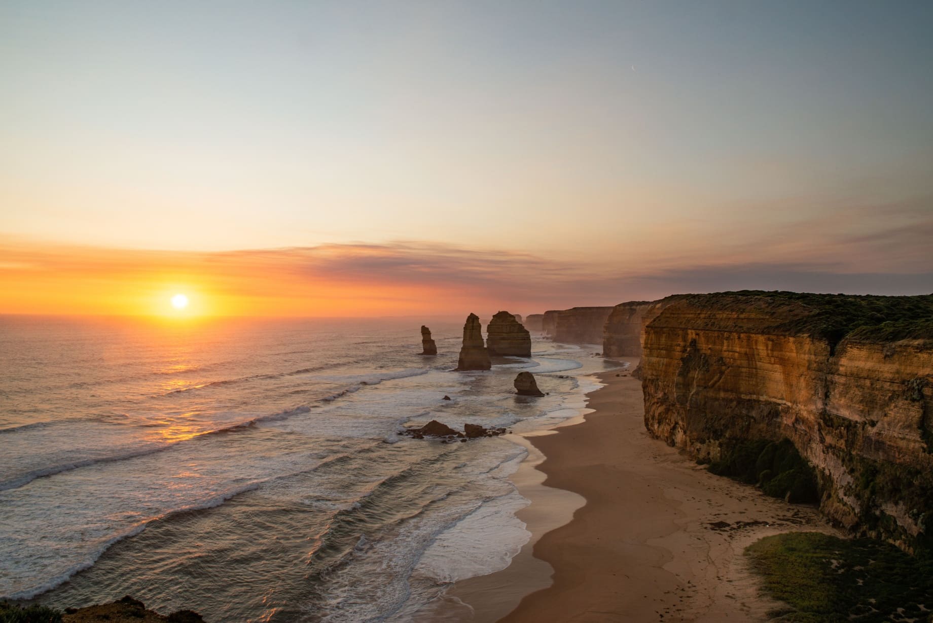 The Twelve Apostles, VIC. Photo: Tourism Australia.