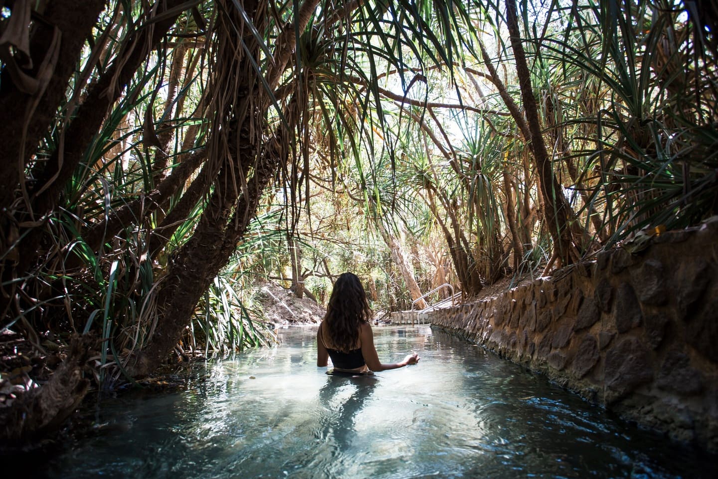 Katherine Hot Springs, NT. Photo: Tourism Australia.
