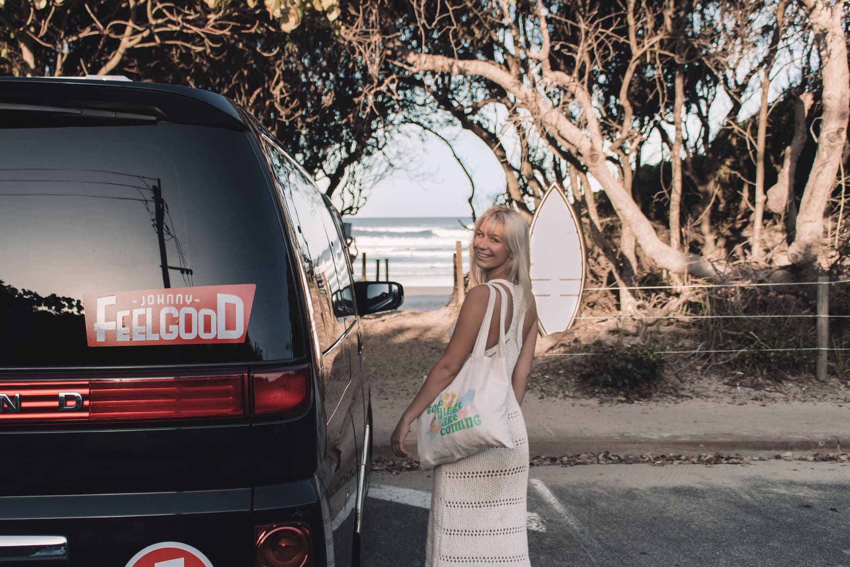 Johnny Feelgood Camper in Byron Bay, NSW.