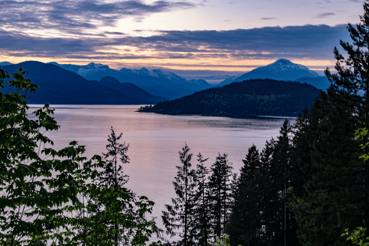 Sea-to-Sky Highway along Howe Sound, British Columbia