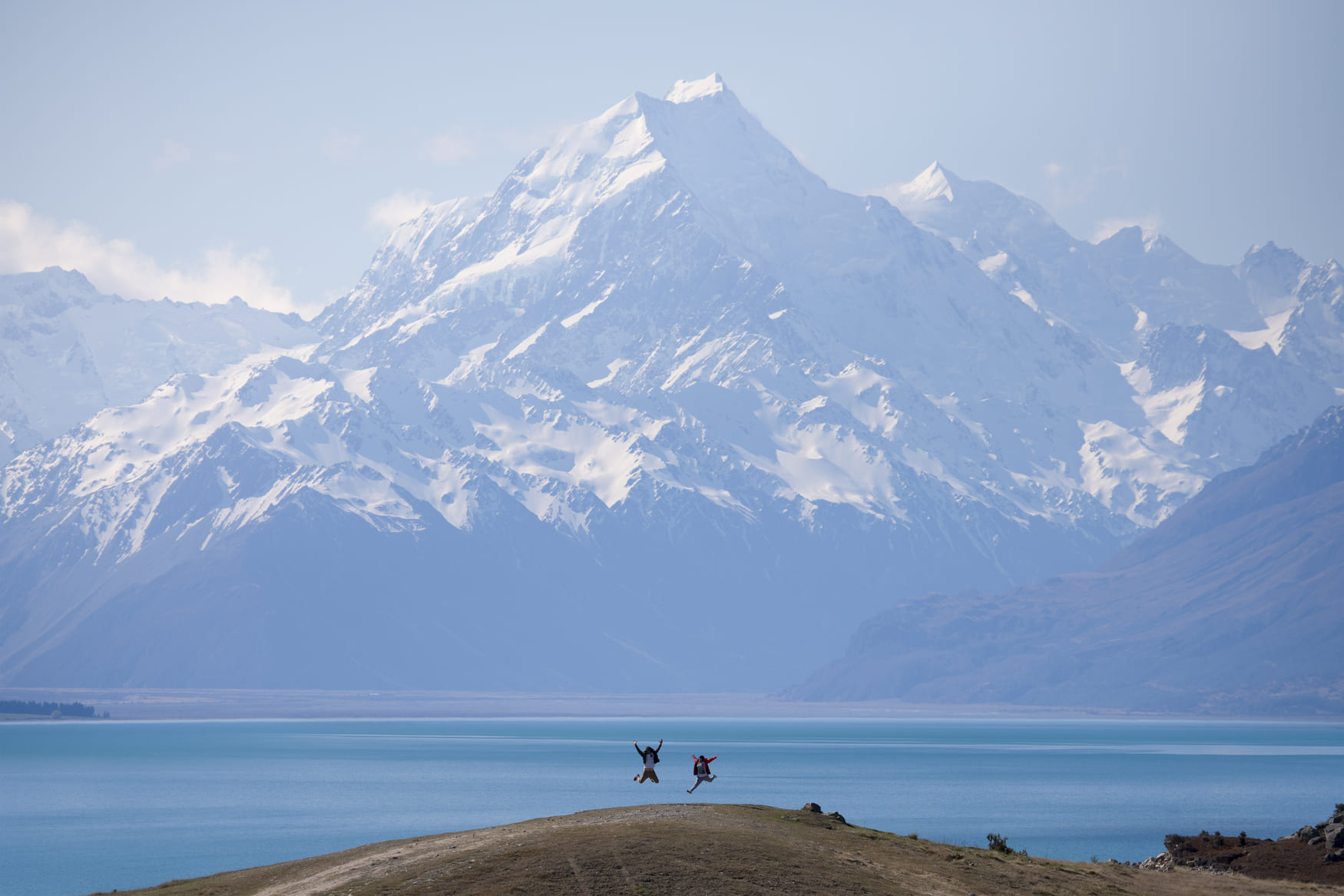 Lake Pukaki, South Island, New Zealand.